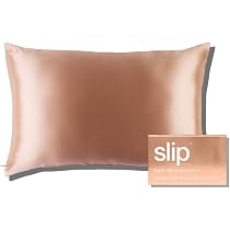 slip silk pillowcase rose gold