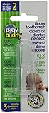 Baby Buddy Finger Toothbrush Stage 2 for Babies/Toddlers, Kids Love Them, Clear by Baby Buddy