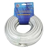 Blast King RG59+2C 100W 100-Feet White Siamese Coaxial Cable [並行輸入品]