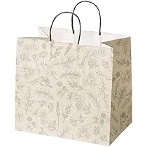 Amazon | エヒメ紙工 マチ広紙袋 M PMATI-M5P 5枚パック 白色 | ギフト