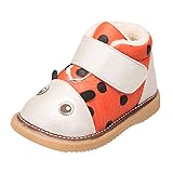 Genda 2Archer（JP）男女兼用　動物柄　ベビーシューズ　女の子　本革　ファーストシューズ　男の子　裏ボア　防寒　ベビー靴　滑り止め　歩きやすい　出産祝い　歩行練習　通園　冬　11.5-15