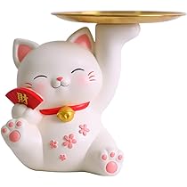 専用ページ　猫の置物二つ 専用ページ 猫の置物二つ Amazon.co.jp: kanoroto 玄関 収納 皿