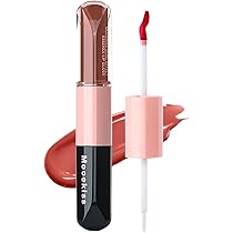 Amazon | Mooekiss リップグロス マットリップ 2in1 リップ 落ちない