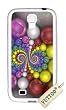 Samsung S4 ケース,Samsung 9500 ケースVUTTOO カラフルなドイルスパイラル Samsung S4 専用ケース (ホワイト)[並行輸入品]