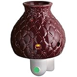 Westinghouse Night Light Fragrance Warmer, Diamond Pattern Vase Ceramic, 1 Piece Promotional Vanilla