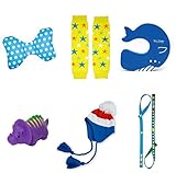 ラヴィギフト6点セットクッション ブルー イエロー クジラ 恐竜B 帽子トリコロール ホルダーGW lv-g04-44