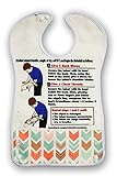 Breathe Easy Baby Bib for Infants with Heimlich Instructions on Back (Girl) by Easy Breathe