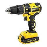 STANLEY (スタンレー) 18V ブラシレス 振動ドリルドライバー SBH201D2K  メーカー2年保証  2.0Ahリチウムイオン電池2個 急速充電器付  正規輸入品