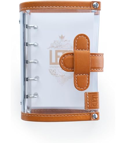 LETS STATIONERY GOODS クリアシステム手帳 ミニ5グレージュ Amazon.co.jp: LETS STATIONERY GOODS クリアシステム手帳 ミニ5