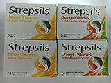 2 Box Strepsils Orange + 2 Box Strepsils Honey Lemon (1Box= 24 TAB)
