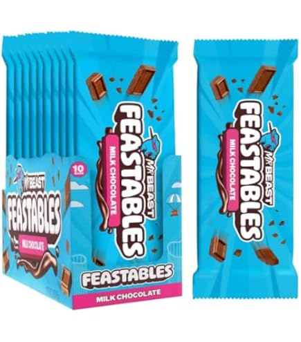 Amazon | Feastables Mr.Beast chocolate bar ミスタービースト