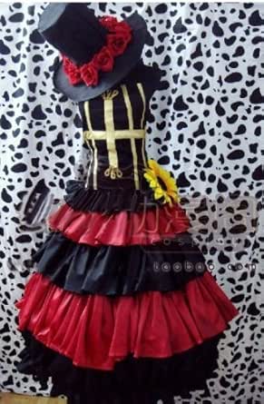 Amazon コスプレ衣装 One Piece ワンピース 新世界 2年後 ペローナ ドレス コスプレ 仮装 通販