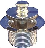 IPS社63120 16 TPI IPS push-pull浴槽Stopper、1 – 1 / 4インチ、ポリッシュクローム
