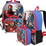 Captain America Civil War Backpack w/Lunch Bag 16" [並行輸入品]