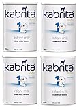 Kabrita 【カブリータ】ヤギ乳の乳児用粉ミルク ステップ1【0ヵ月から～】800g x 4缶セット