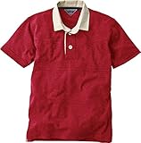 CUC DOGMAN 半袖ラガーシャツ 赤 LLサイズ 1254