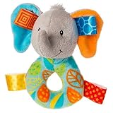 Taggies Little Leaf Elephant Rattle [並行輸入品]