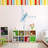 ik1285 Wall Decal Sticker Ballet dancer dancing pointe bedroom living room children by StickersForLi