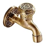 [ノブ]真鍮屋外アンティークの蛇口モッププールの蛇口の壁の蛇口のキッチン/庭