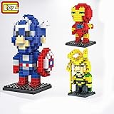 5boxブランド新しいinボックスLozギフトシリーズダイヤモンド建物ブロックMarvel 's The Avengers 780pcs親子ゲーム建物ブロック子供の教育玩具