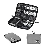 (バッグ・マート)Bags-mart ACアダプター PC周辺小物用収納ポーチ ゴム・バンドが縫い付け プレゼント ギフト