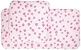 Pinolino Bedding Set for Dolls Pram Herzchen Rosa Design (2-Piece) by Pinolino