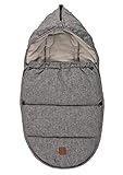 Kaiser 65385225?Hoody Baby Seat Footmuff Fleece Cotton Blend Grey by Kaiser