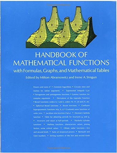 Handbook of mathematical functions : with formulas, graphs, and mathematical tablesの表紙