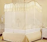 royal-太字Thickeningステンレススチールブラケット床ドーム型屋根ジッパーMosquito Net