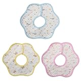 junda　超可愛い　ビブ　ベビー　ビブ　　柔らかい　よだれかけ　スナップビブ　　三角スタイ　ビブ赤ちゃん用　色ランダム