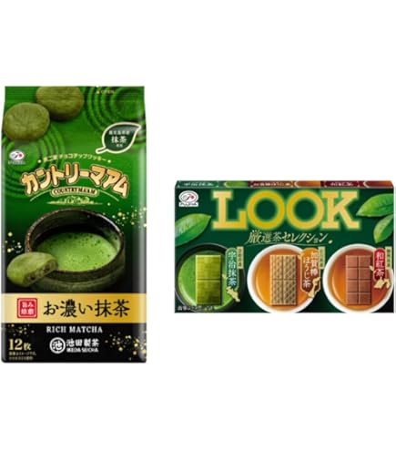 Amazon | 不二家 ルック(抹茶・ア・ラ・モード)ファミリーパック 22粒
