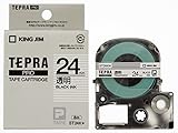 キングジム テープカートリッジ テプラPRO 24mm ST24K 透明