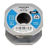 ホーザン(HOZAN) ハンダ スズ60% 鉛40%  重量200ｇ 長さ34ｍ 線径1.0ｍｍΦ H-716