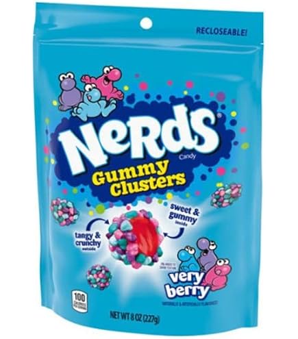Amazon | Nerds Rope Rainbow Candy, 0.92 Ounce Package, 24 Count