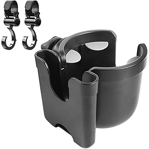 TOWOOZ【2020進化版】ベビーカー ボトルホルダー 哺乳瓶 ホルダー 紙コップ 飲み物 カップホルダー 360度回…