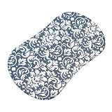 SheetWorld Fitted Bassinet Sheet (Fits Halo Bassinet Swivel Sleeper) - Grey Damask - Made In USA by 