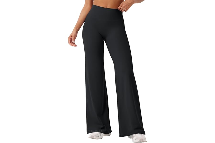 YEOREO Workout Leggings Womens No Front Seam Straight Leggings 31.5"/33" High Waist Buttery Eddiy Gym Yoga Pants