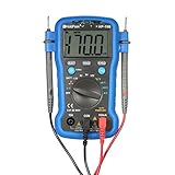 Sugeryyデジタルマルチメーター AC / DC電圧　電流　抵抗 周波数　過負荷保護　コンデンサ 静電容量　抵抗　温度バッテリテスト/ダイオードバッテリユニバーサルメータバックライト付きLCD高精