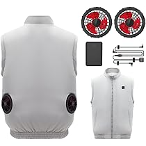 Amazon.co.jp: [Rnkey] ファン付きベスト空調作業服 ファン