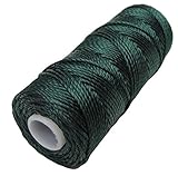 クラフト社 革工具 ナイロンボンド糸 50m巻 緑 8616-07