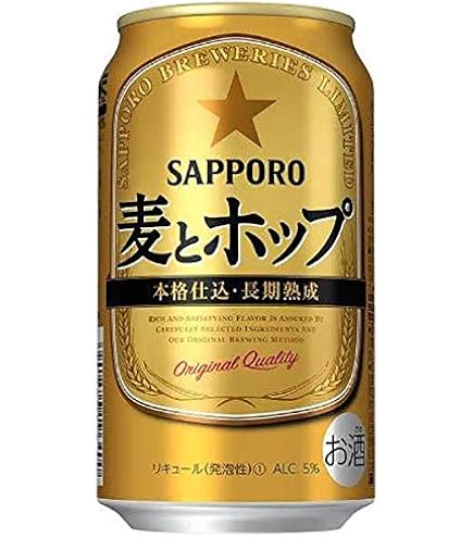 Amazon.co.jp: サッポロ麦とホップ 500ml缶2ケース（48本入） : 食品