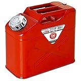 矢澤産業 縦型ガソリン携帯缶 10L レッド 【品番：CRT10】