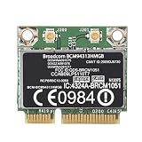 ミニネットワークカード、Broadcom BCM94313HMGB用300M Bluetooth3.0 PCIEネットワークカード、150Mbps、802.11b/g/n対応、HP G4/CQ43シリーズ用ワイヤレスネットワークカード