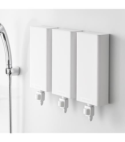 Amazon｜simplehuman ウォールマウントポンプ 444ml×3 トリプル BT1029