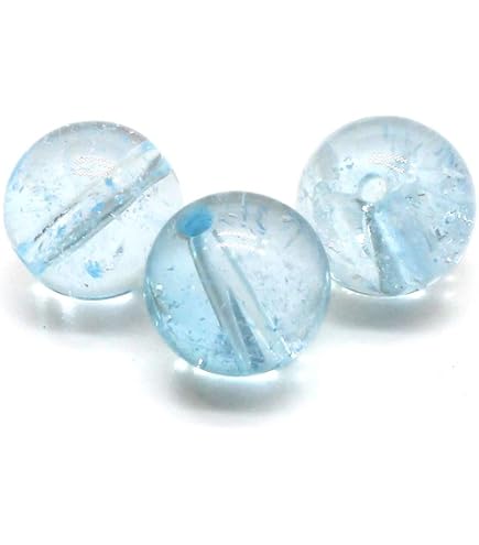 Amazon.co.jp: ブルートパーズ 1粒 天然石 7～8mm 8～9mm 9～10mm 10