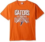 NCAA Florida Gators Baseball Bats半袖快適カラーTシャツ、Xラージ、Burntオレンジ