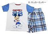 Disney ディズニー 子供服 半袖 Tシャツ ハーフパンツ ボトムス 2点セット キッズ 男の子 B：サッカーミッキー 4T [並行輸入品]