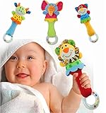 動物Handbells Musical Developmentalトイベッドベル子供ベビーソフトおもちゃRattle