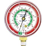 アサダ:アサダ R12等用マニホールドゲージ 高圧連成計 φ68mm Y49025 型式:Y49025