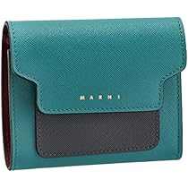 【美品】MARNI 三つ折り財布 サフィアーノ Amazon | [Marni] [マルニ] 財布 三つ折り ミニ財布